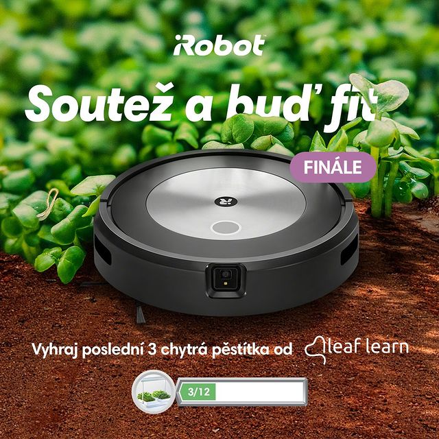 Jdeme do finále soutěže o chytrá pěstítka Leaf Learn!  Vytvořte recenzi na robotický vysavač iRobot Roomba, pošlete nám ji a soutěžte o 3 chytrá pěstítka microgreens.  9 recenzentů Roomby si bude brzy moct začít pěstovat doma supedzdravé microgreens bylinky jako světoví šéfkuchaři a vy se k nim můžete přidat!  Skrze mobilní aplikaci budete moct kontrolovat nejen každodenní úklid podlah, ale i skvělý a stylový zdroj vitamínů!  Napište recenzi na robotický vysavač iRobot Roomba na www.heureka.cz, či v e-shopu www.irobot.cz. 2 recenze znamenají 2x větší šanci na výhru.  Printscreen recenze jednoduše zašlete na soutez@mercatus.cz, či do zprávy na fb stránce iRobot (CZ). Každý týden losujeme 3 výherce.
.
.
.
.
Úplné znění soutěže:https://www.irobot.cz/aktualita/soutez-o-microgreens-by-leaflearn/
.
#leaflearn #Roomba #irobotcz #irobotjekvalita #irobotroomba #roombaby #robotickyvysavac #uklid #chytradomacnost #domacispotrebice #tipynadarky #vysavac #vysavani #elektro #dodomacnosti #rodina #volnycas #tech #smarthome #microgreens